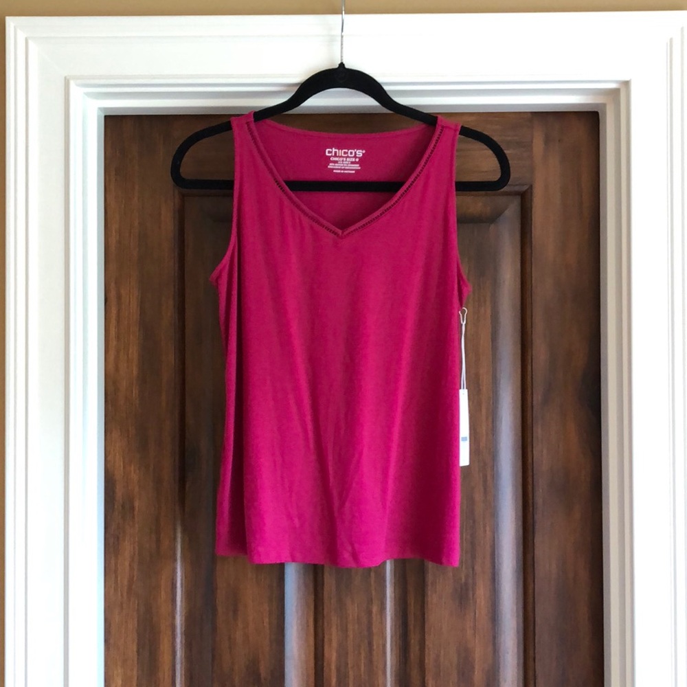 NWT Chico’s Pink Tank Top